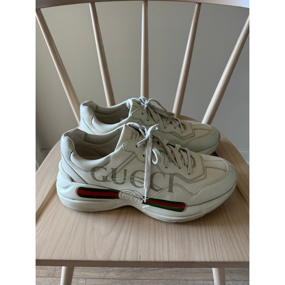 Gucci Rhyton Logo Leather Sneaker (Size 10, Men\'s)